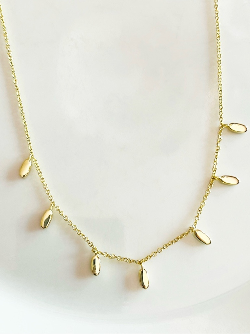 KENDRA SCOTT 14K Gold Plated Jaimee Delicate Dangle Charm Necklace